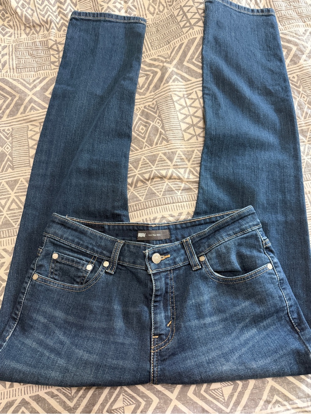 Levi’s Mid Rise Skinny Jeans Dark Wash Women’s Size 10 W30 L32 Stretch Denim